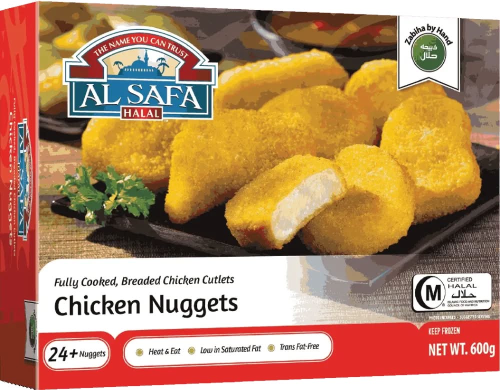 Al Safa Frozen Chicken Breast Nuggets 600gm