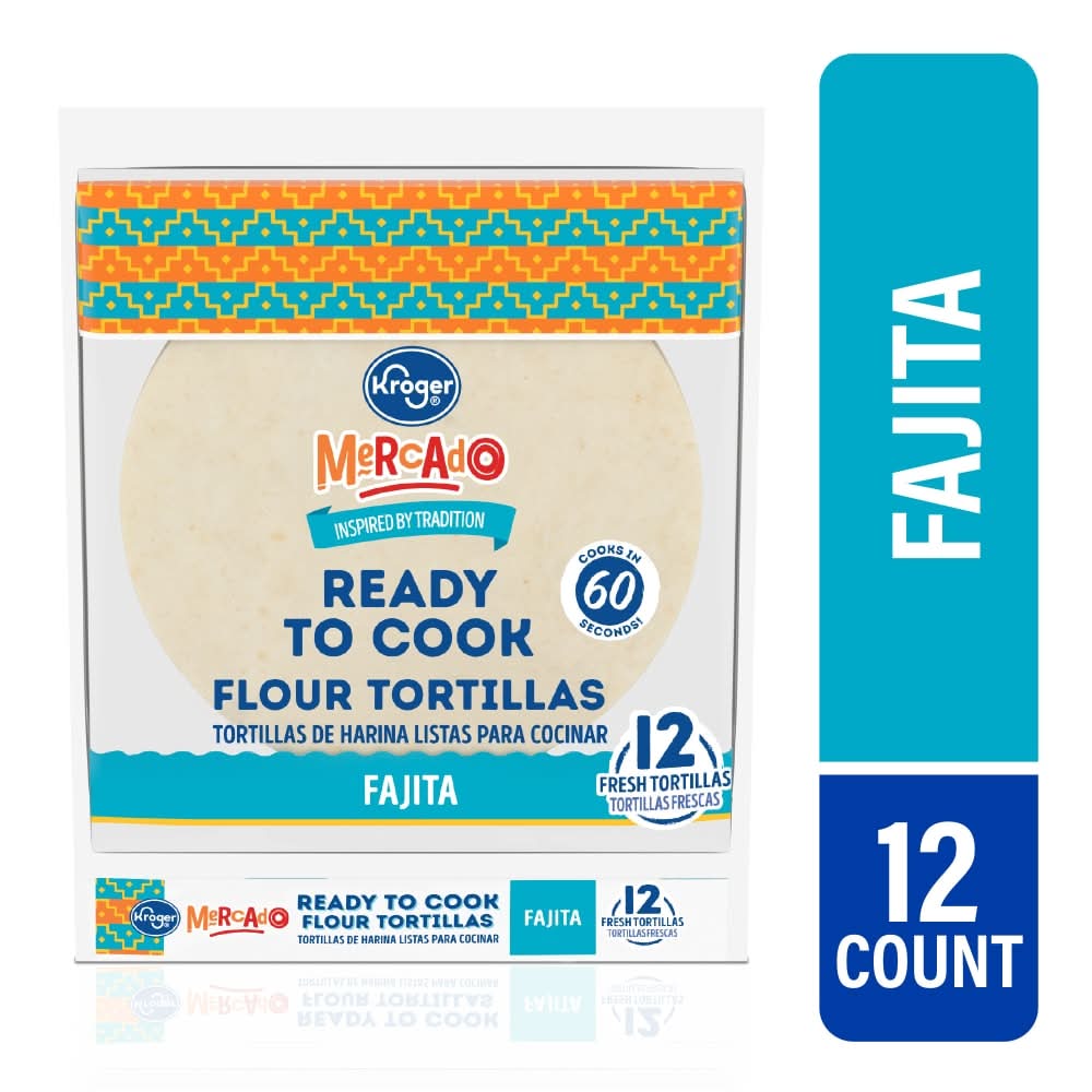 Kroger® Mercado Ready to Cook Flour Tortillas