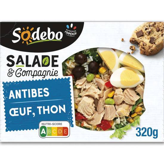 Salade et Compagnie antibes thon crudites riz