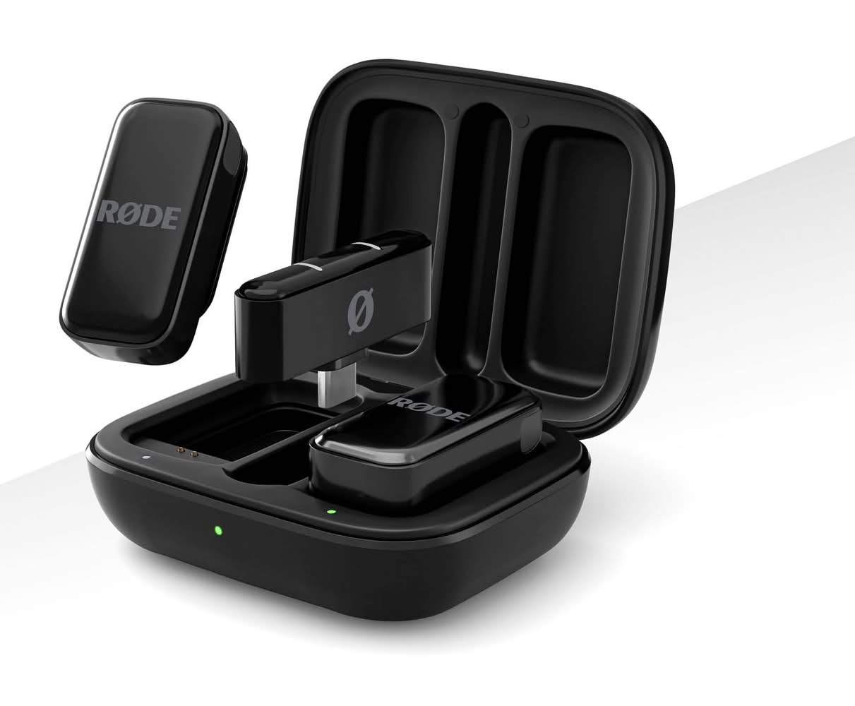 RØDE - WIRELESS MICRO - Ultra Compact Wireless Microphone for USB-C Smartphones - Black