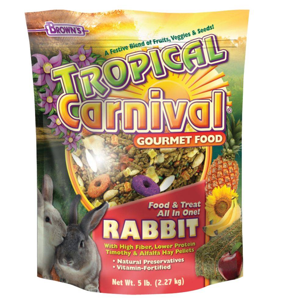 Brown's Tropical Carnival Gourmet Rabbit Food