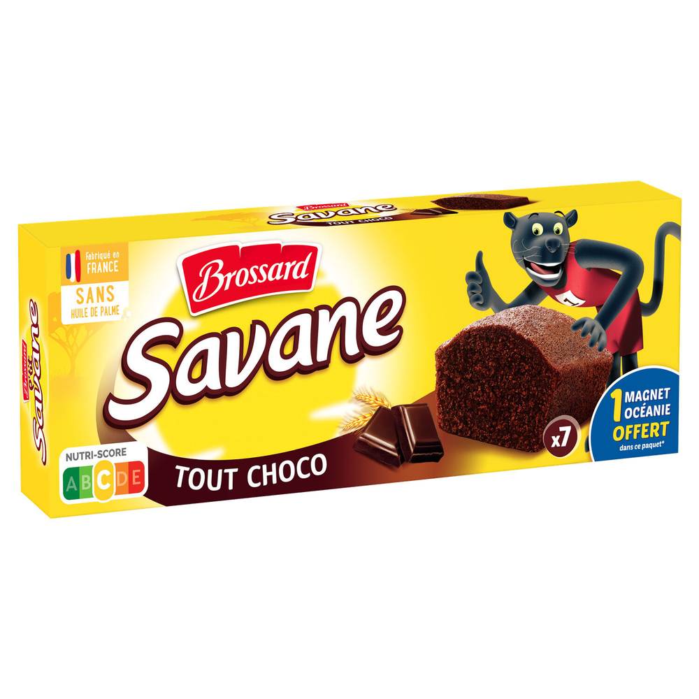 Brossard - Savane gâteau marbré au tout chocolat (7 pièces)