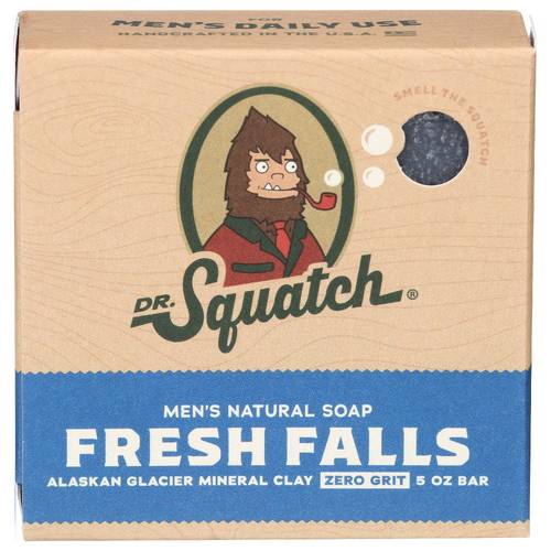 Dr. Squatch Fresh Falls Men's Natural Bar Soap