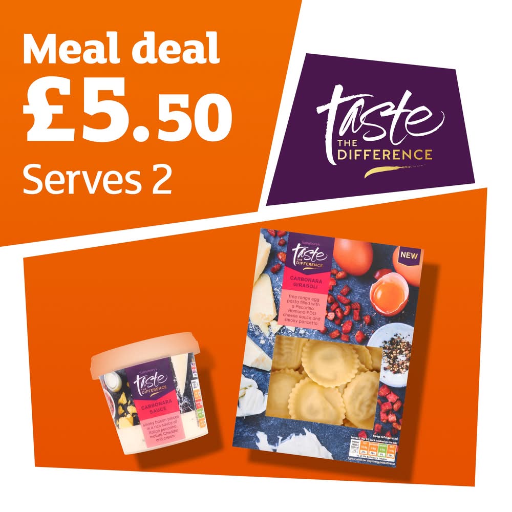 TTD Pasta and Sauce for £5.50