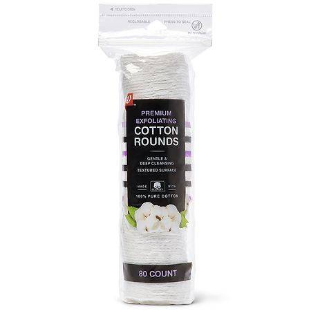 Walgreens Premium Exfoliating Cotton Rounds