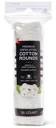 Walgreens Premium Exfoliating Cotton Rounds