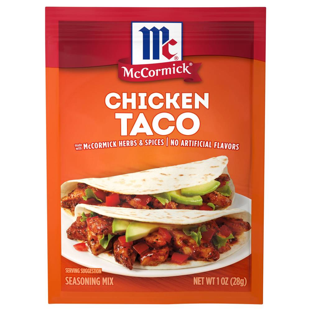 Mccormick Chicken Taco Seasoning Mix