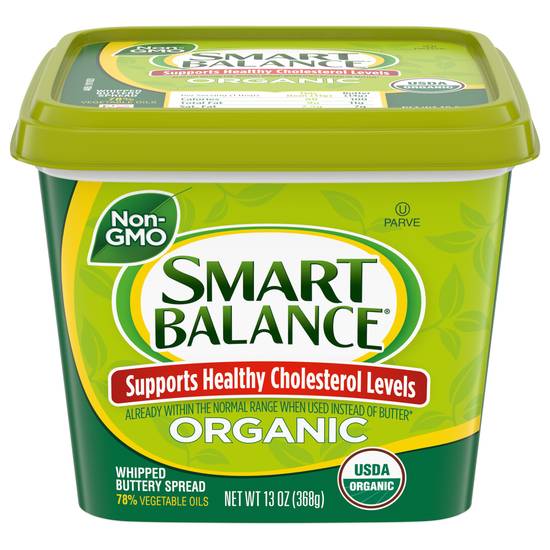 Smart Balance Organic Whipped Buttery Spread 0g Trans Fat (13 oz)