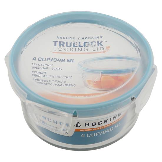 Anchor Hocking TrueLock Locking Lid Glass Food Storage Containers