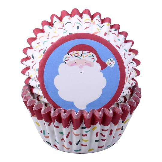 Santa Baking Cups, 24Ct. By Celebrate It