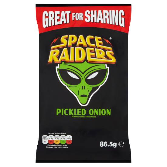 Space Raiders Pickled Onion Sharing Crisps (86.5g)