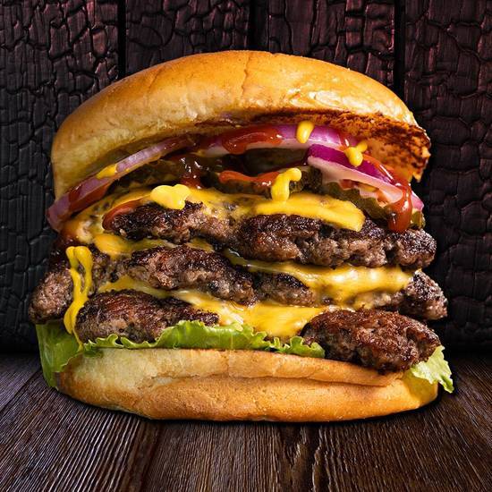 The O.G. Triple Smashed Cheeseburger