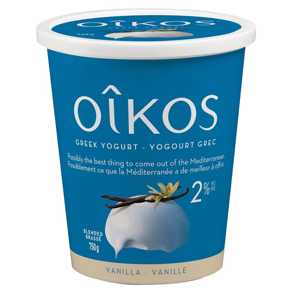 Oikos 2% Vanilla Greek Yogurt (750 g)