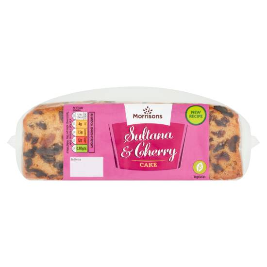 Morrisons Sultanas - Glacé Cherries, Sponge Cake (318g)