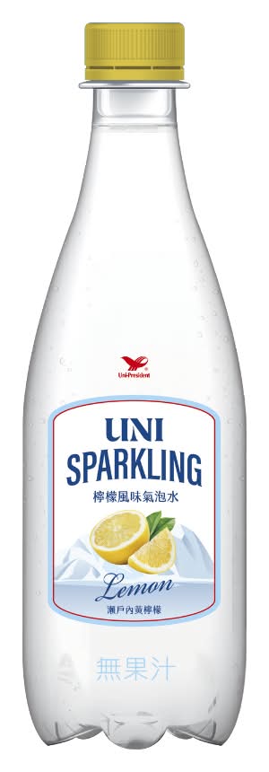 UNI SPARKLING檸檬風味氣泡水PET500ml <500ml毫升 x 1 x 1BOTTLE瓶>