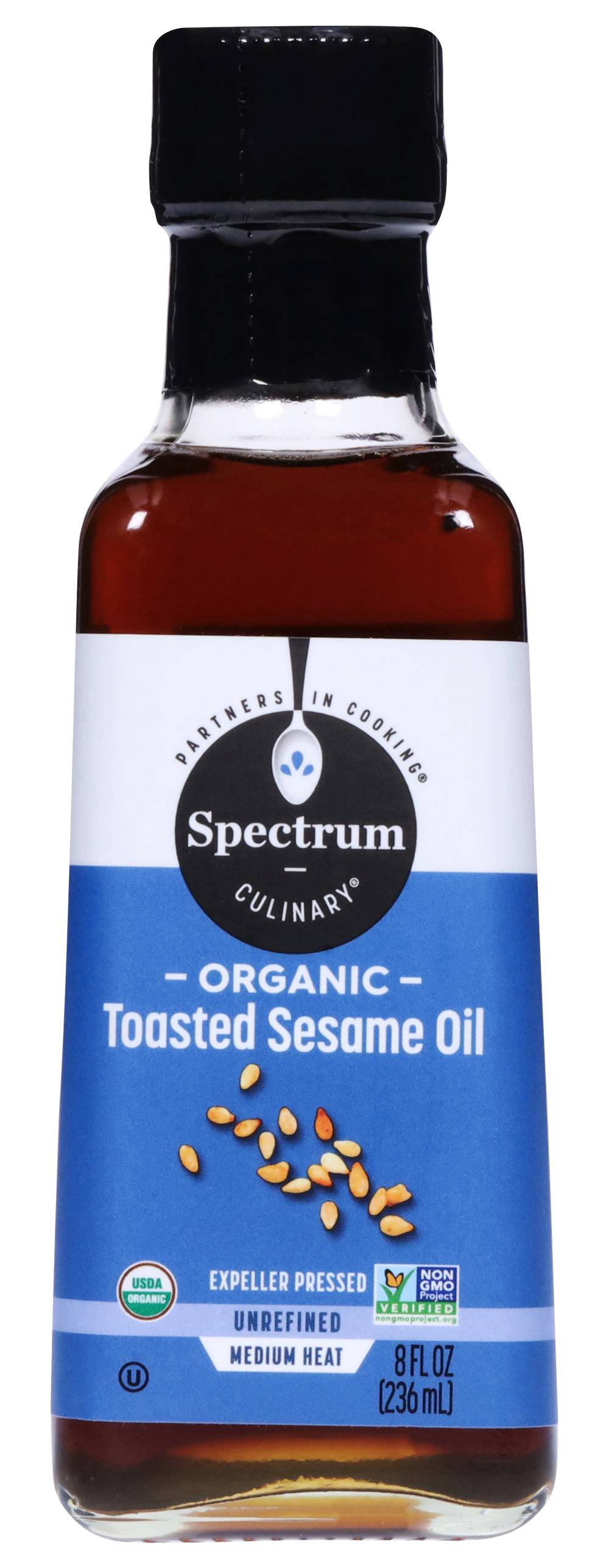 Spectrum Culinary Organic Toasted Sesame Oil (8 fl oz)