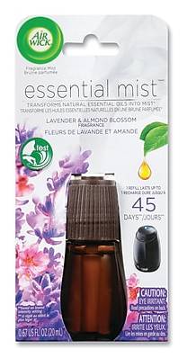 Air Wick Essential Mist Refill, Lavender and Almond Blossom, 0.67 oz Bottle (623389855200)