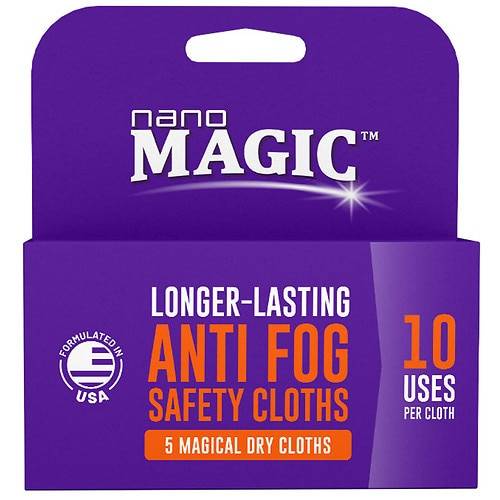 Nano Magic Anti Fog Safety Dry Cloths - 5.0 ea