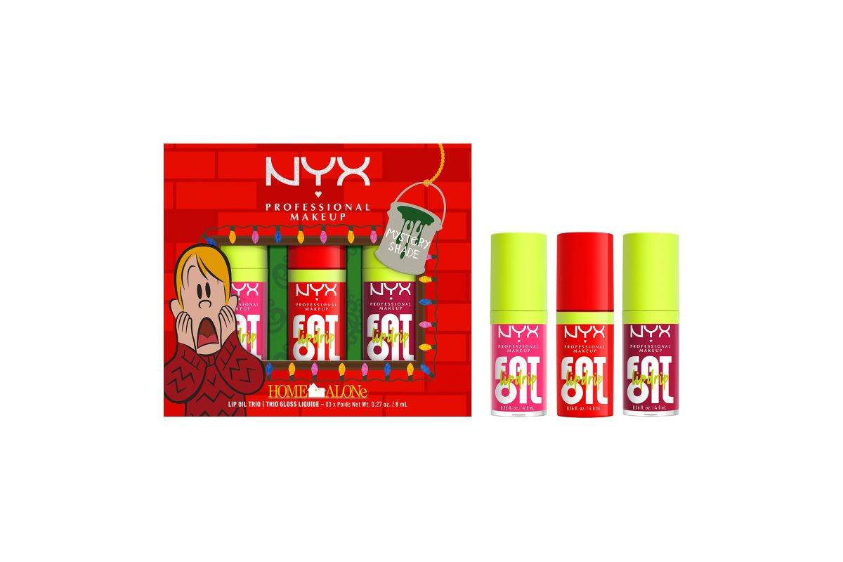 NYX Professional Makeup Assorted, Fat Oil Lip Drip Trio Kit (3 pack)