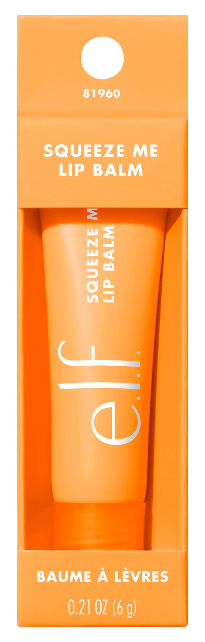 e.l.f. Squeeze Me Lip Balm, Peach (0.21 oz)