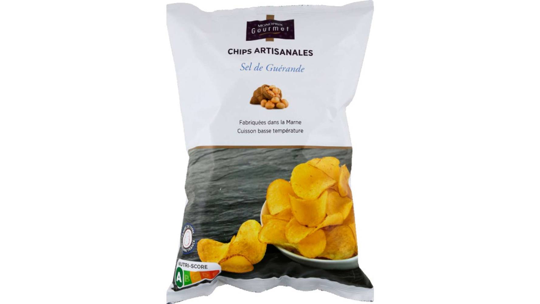 Monoprix Gourmet Chips artisanales de pommes de terre Le paquet de 125g