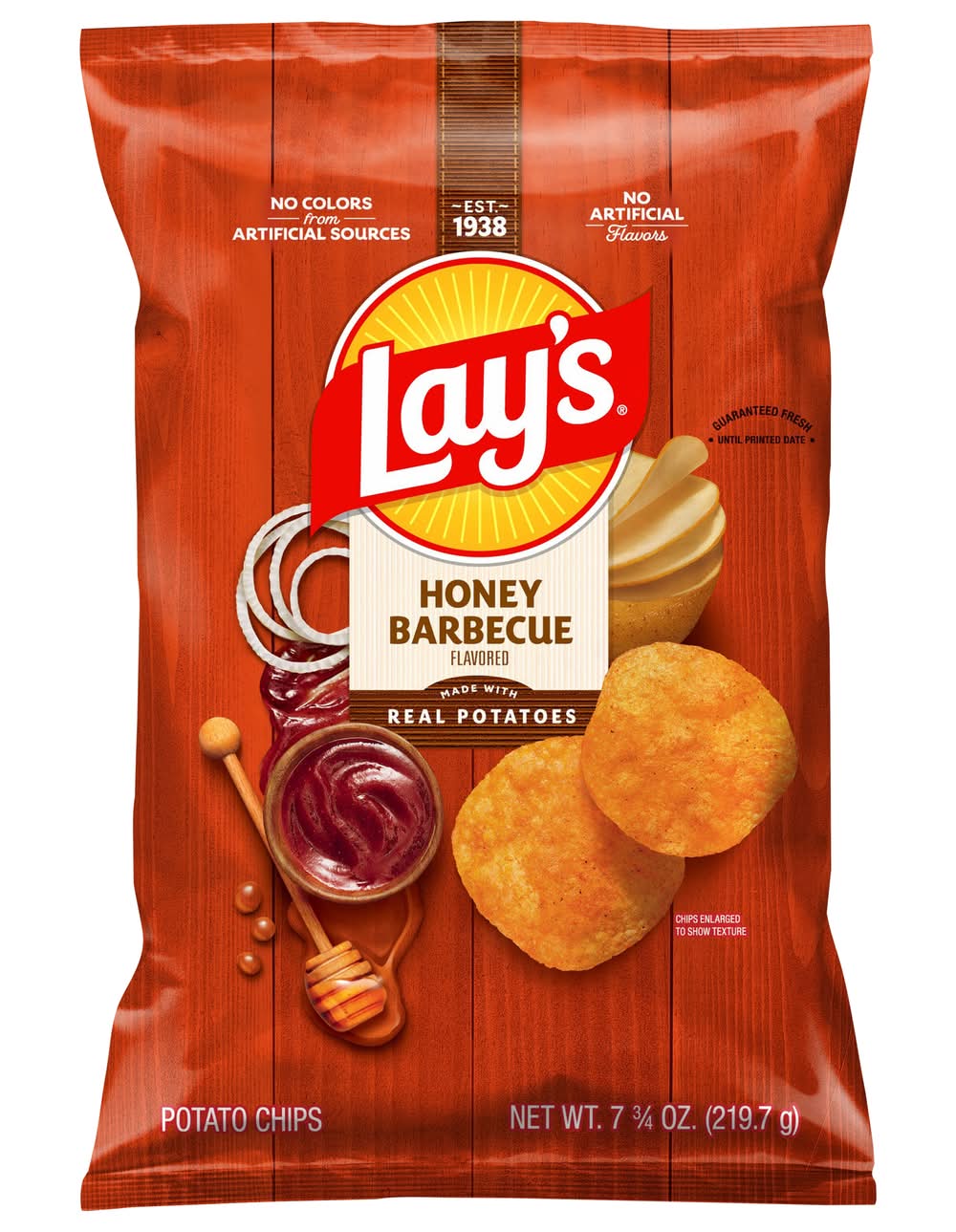 Lay's Flavored Potato Chips, Honey Barbecue (7.75 oz)