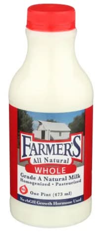 Farmer's All Natural Whole Milk