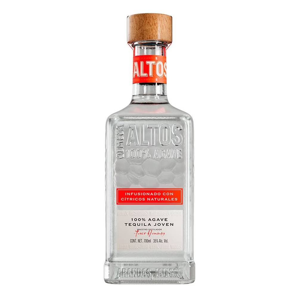 Olmeca altos tequila joven infusionado con cítricos naturales (700 ml)