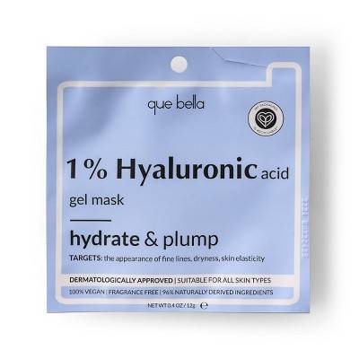 Que Bella Beauty 1% Hyaluronic Acid Gel Face Mask (0.4 oz)