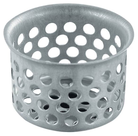 Waxman 1.125-in Chrome Plated Bathroom Basket Strainer - 1-1/8-in Wide x 3/4-in Deep | 20900131