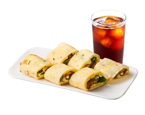 【套餐】塔香鹹豬肉蛋餅｜Basil Salted Pork & Egg Pancake Roll
