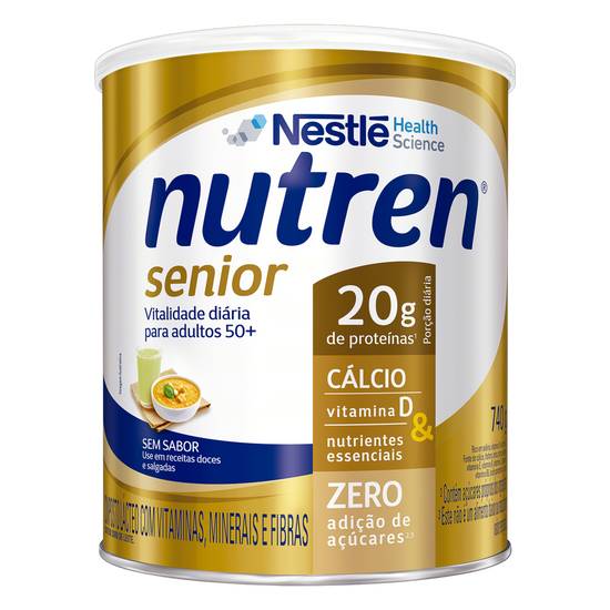 Danone complemento alimentar sem sabor nutren senior (740g)