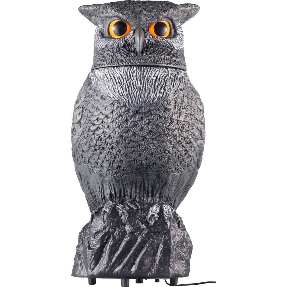 Spooky Village Animated Night Owl Décor