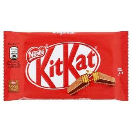 Kit kat oblea cubierta de chocolate con leche (barra 41.5 g)