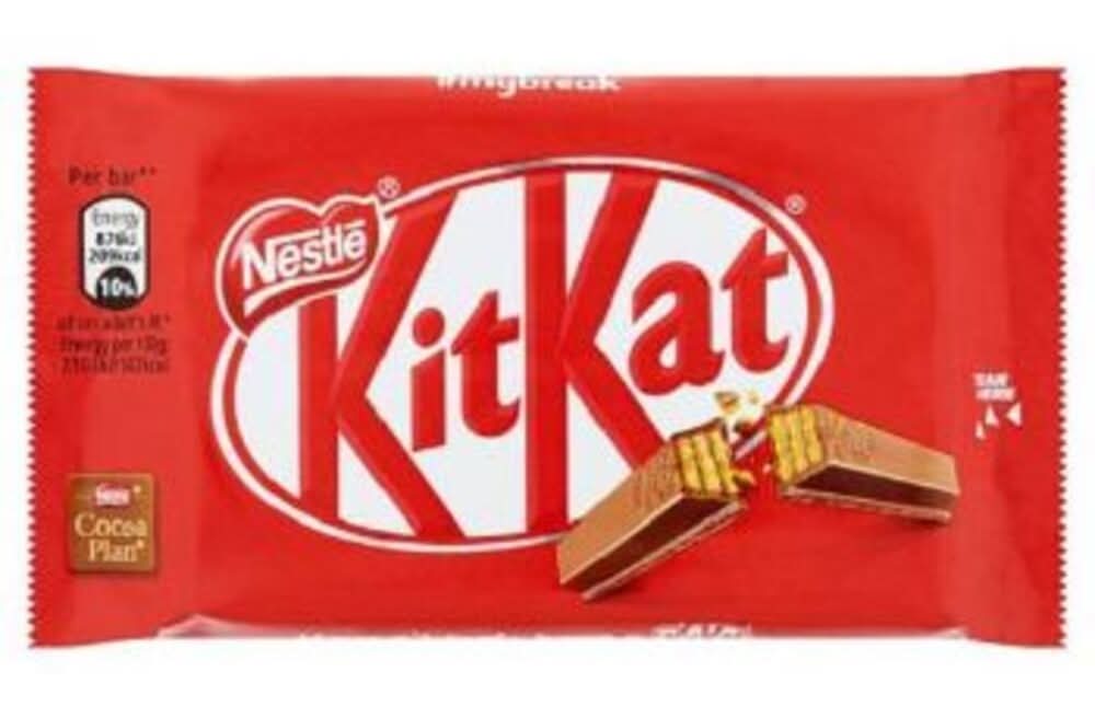 KitKat · Oblea cubierta de chocolate con leche (41,5 g)
