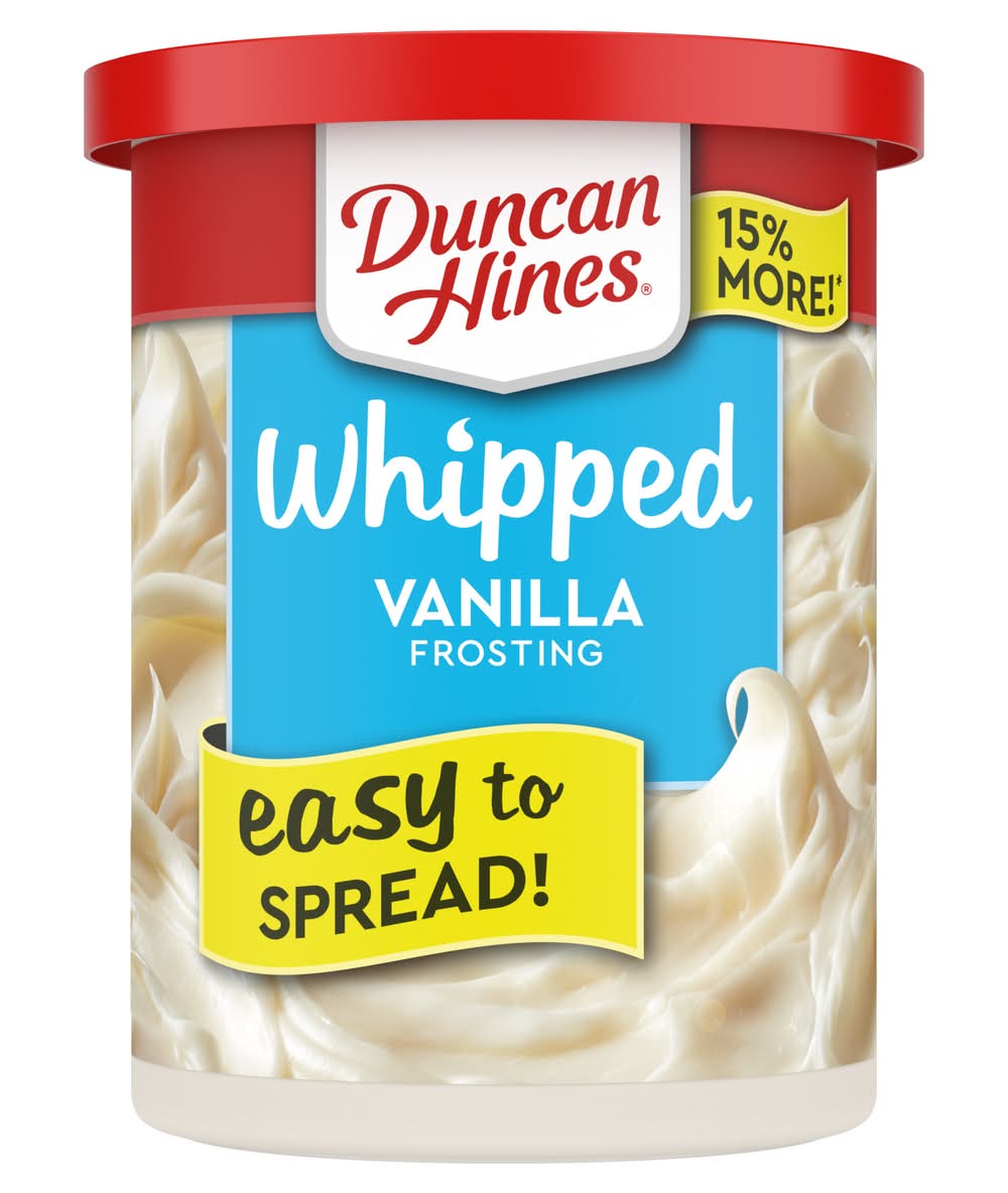 Duncan Hines Whipped Vanilla Frosting (14 oz)