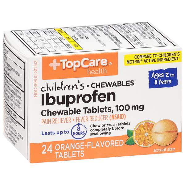 Topcare Child Ibuprofen 100mg Chew (24 ct)