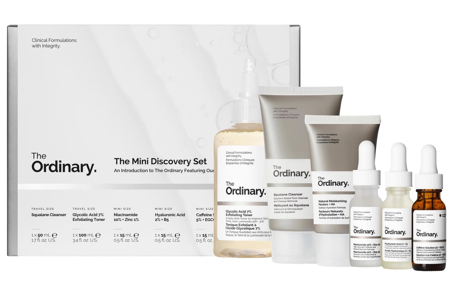 The Ordinary The Mini Discovery Skincare Gift Set