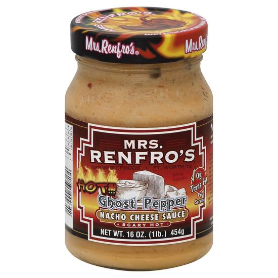 Mrs. Renfro's Ghost Pepper Scary Hot Nacho Cheese Dip (16 oz)