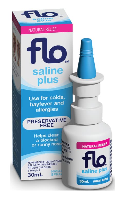 Flo Saline Plus Nasal Spray 30ml