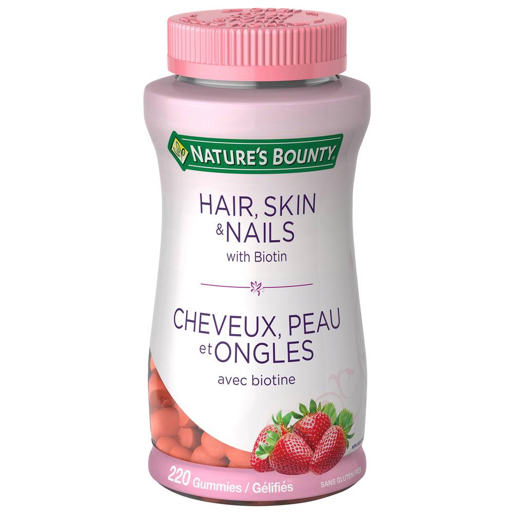 Nature’S Bounty Hair, Skin And Nails Gummies, 220 Gummies