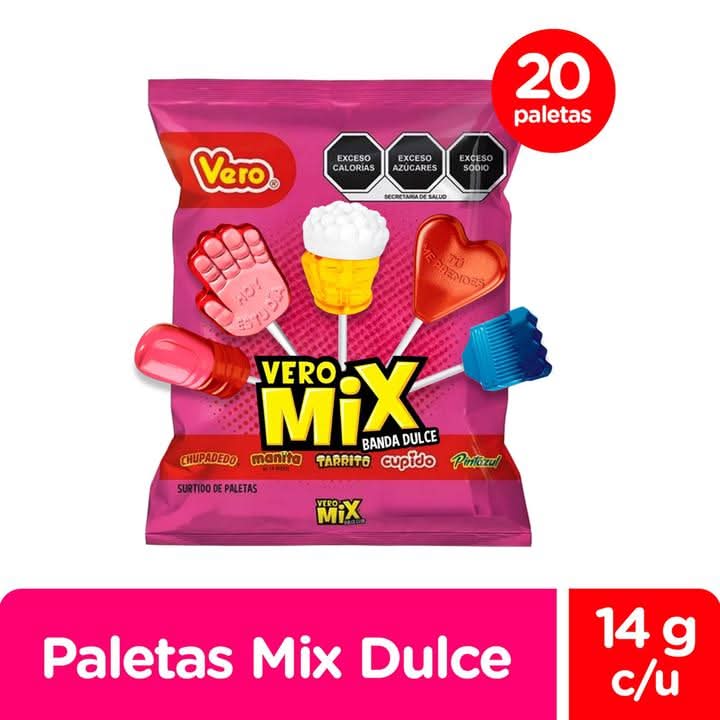 Vero · Paletas dulces, surtido (20 un)