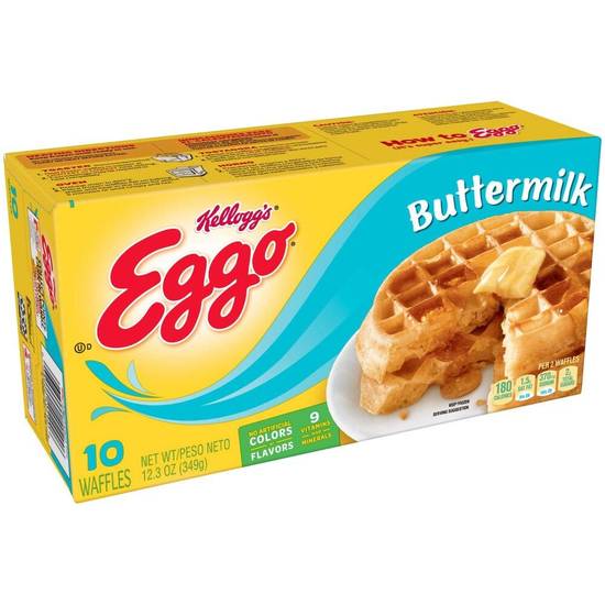 Kellogg's Eggo Buttermilk Frozen Waffles