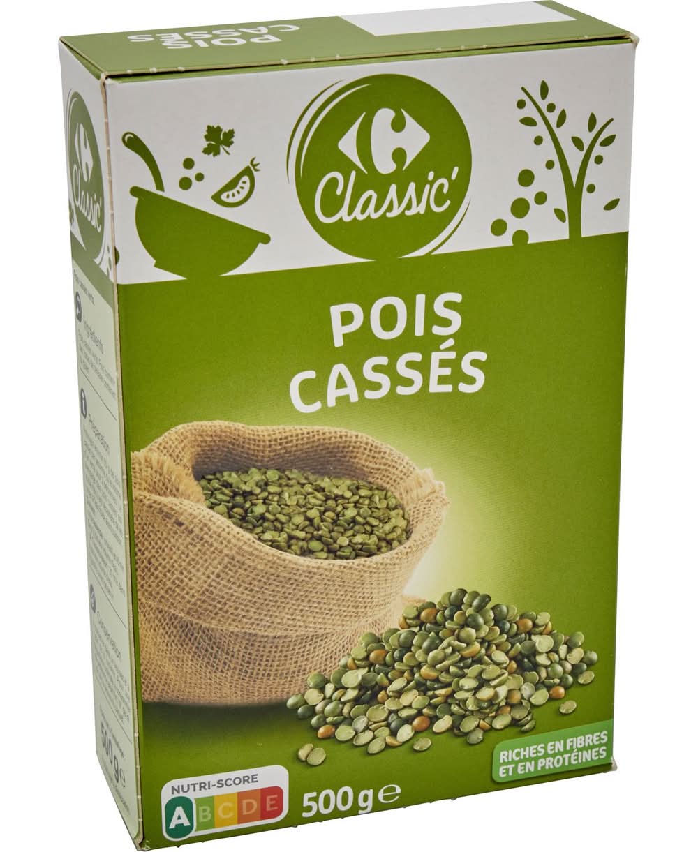 Carrefour Classic' - Pois cassés (500g)
