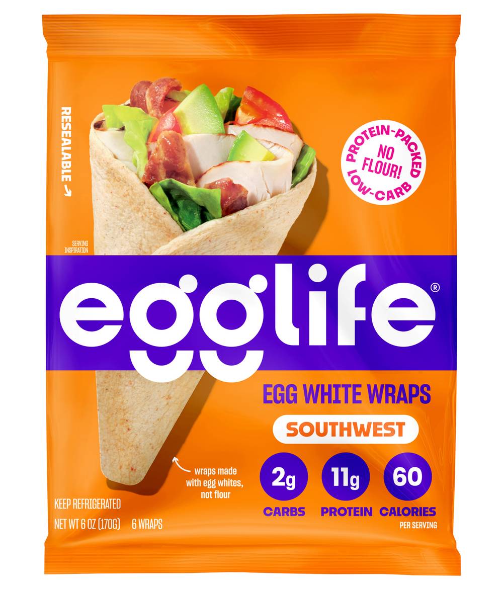 egglife Southwest Style Egg White Wraps (6 oz)