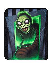 Beetlejuice Snake Fleece Blanket