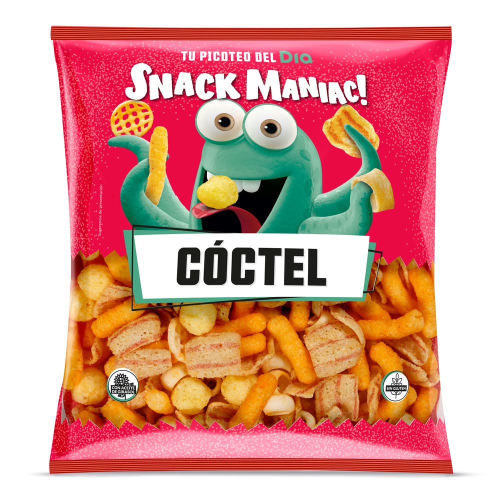 Cóctel De Aperitivos Snack Maniac De Dia Bolsa 200 G