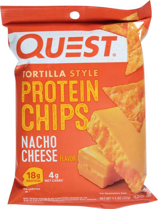 Quest Nutrition Gluten Free Nacho Flavored Protein Chips (1.1 oz)