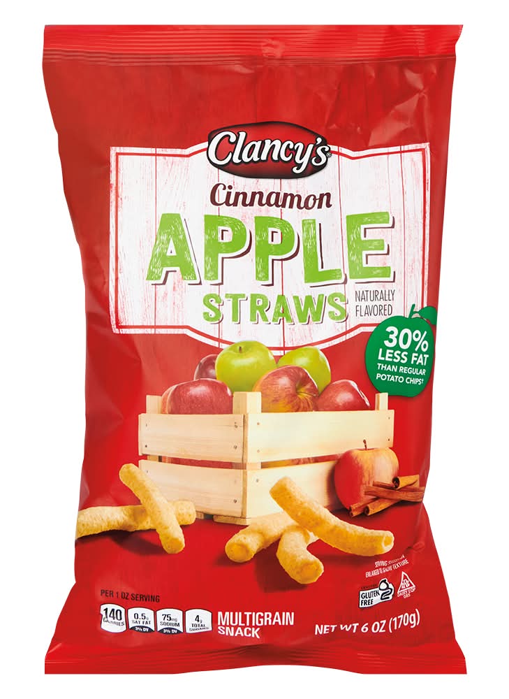 Clancy's Cinnamon Apple Straws (6 oz)