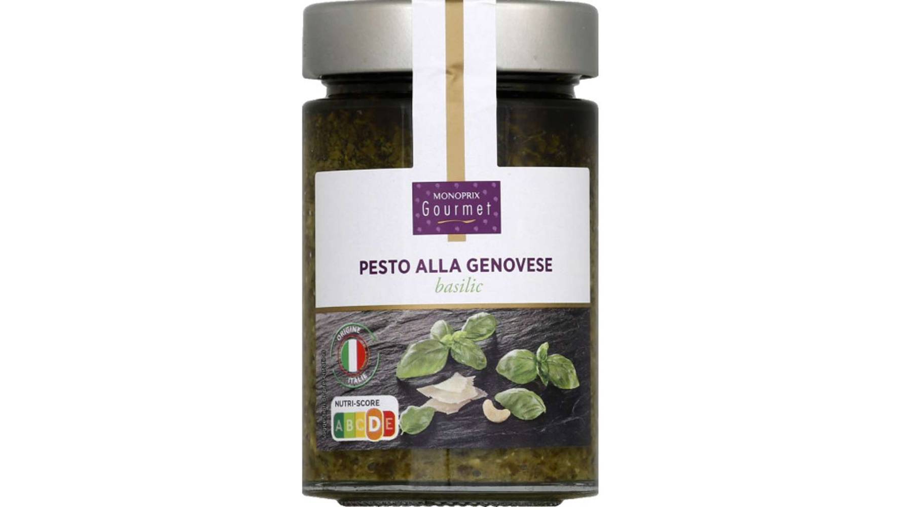 Monoprix Gourmet Pesto Alla Genovese basilic Le bocal de 190 g